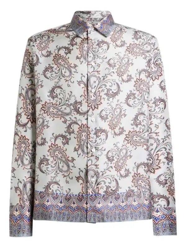 Paisley Leaf Print Shirt - Etro