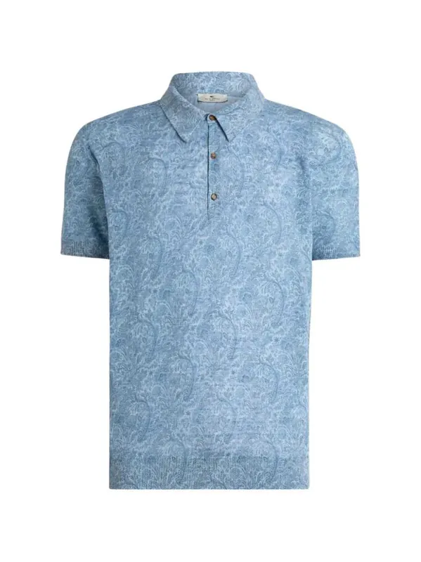 Polo Shirt With Floral Pattern - Etro