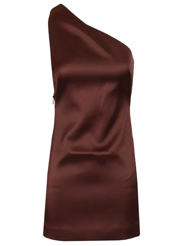 Mini Dress Dresses Brown - Self-Portrait