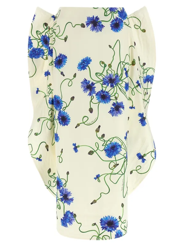 Ruffled Skirt Skirts Blue - Stella McCartney