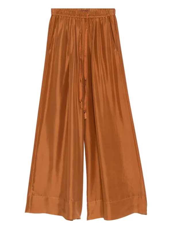 Silk Drawstring Trousers - Forte_Forte