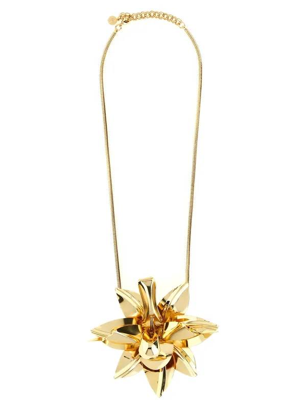 Flower Pendant Necklace Jewelry Gold - Rabanne