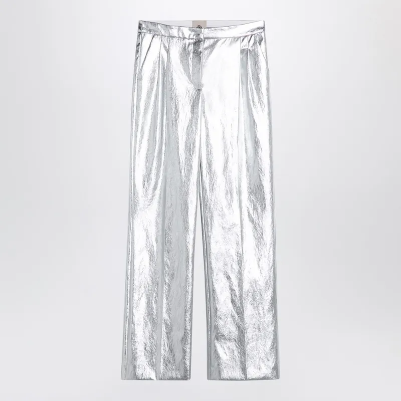 Silver Andy Wide Trousers - The Garment