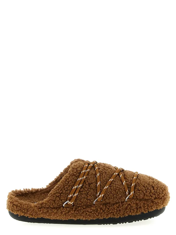 Teddy Slipper Bedroom Linen And Nightwear Brown - Moon Boot