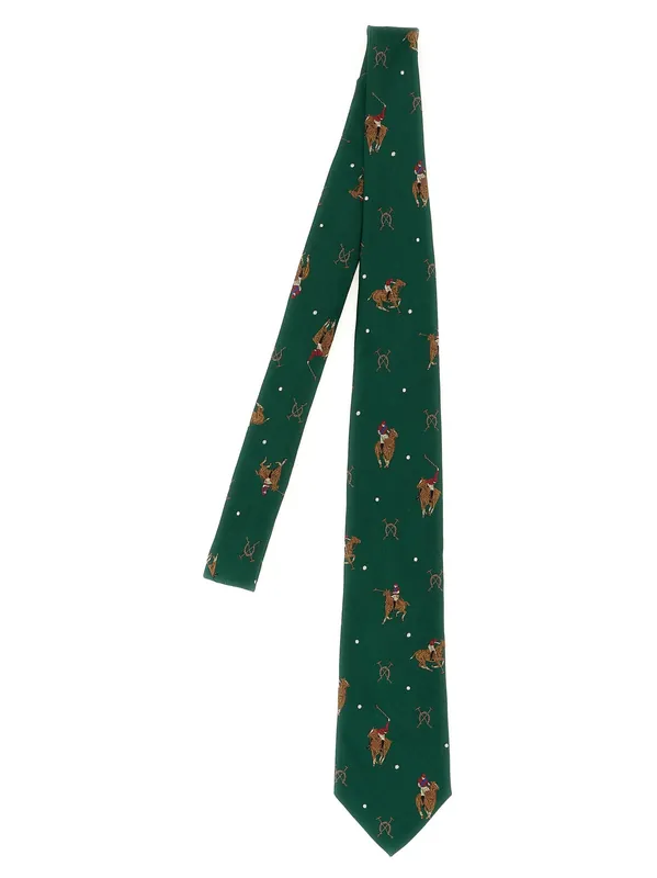 Silk Tie Ties And Papillon Green - Polo Ralph Lauren