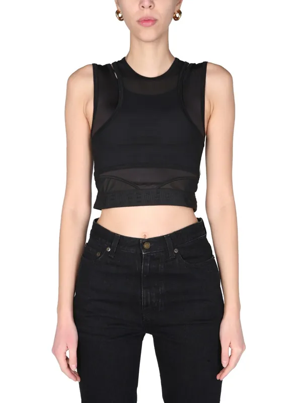 "Panelled Sport" Top - Alexander McQueen