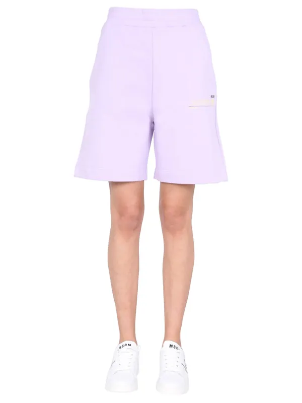 "Fantastic Green" Bermuda - MSGM