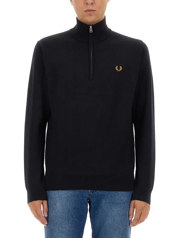 Jersey With Logo - Fred Perry