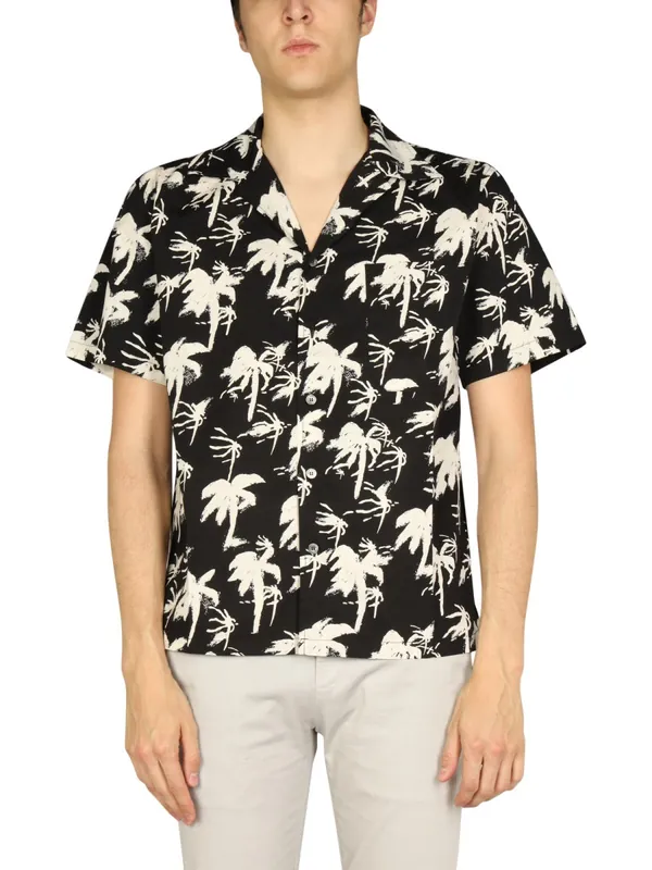 Hawaiian Logo Print Shirt - Department 5