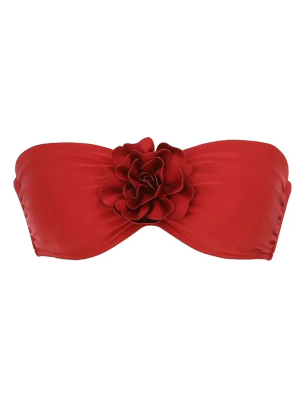 "Cascadian" Flower Bikini Top - Zimmermann