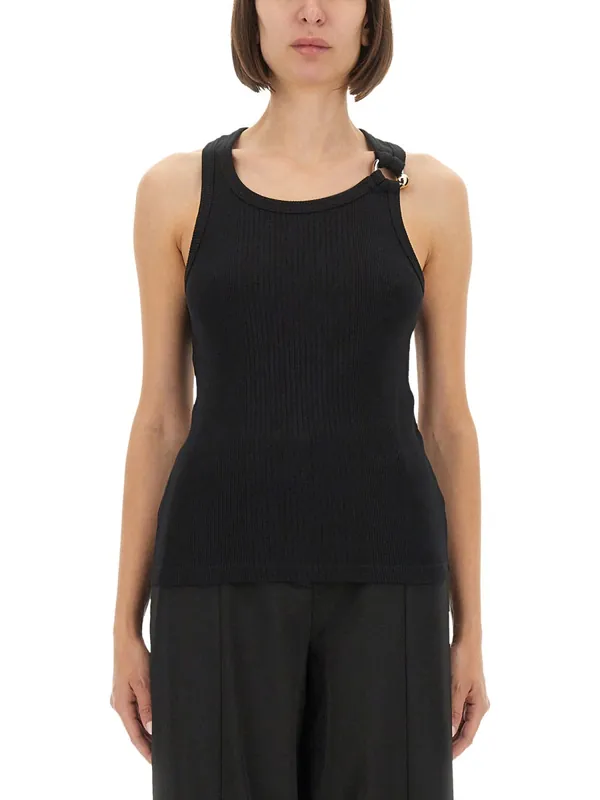 Tank Top With Piercing - Jean Paul Gaultier