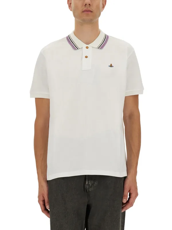 Classic Cotton Pique Polo Shirt - Vivienne Westwood