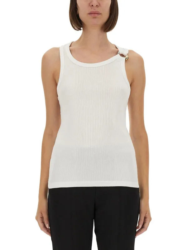Tank Top With Piercing - Jean Paul Gaultier