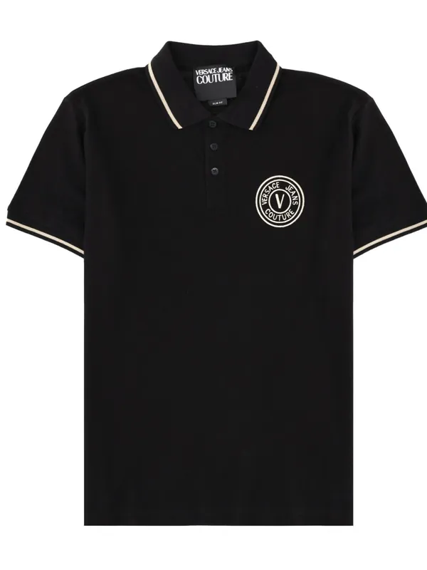 Polo With Logo - Versace