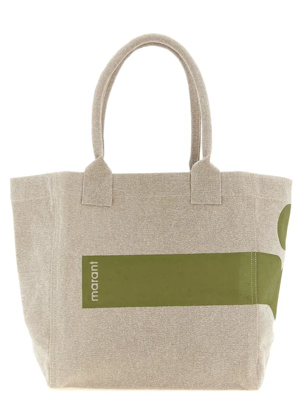 Small Yenky Tote Bag Green - Isabel Marant