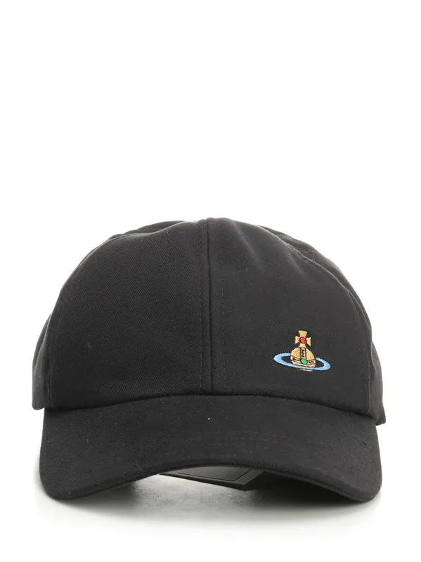 Orb Cap Hats Black - Vivienne Westwood
