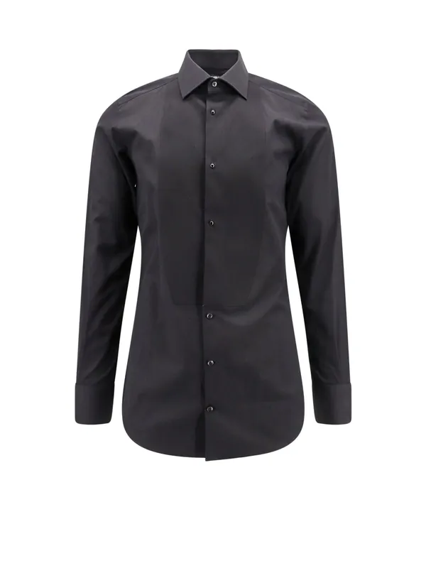 Gold Cotton Shirt - Dolce & Gabbana