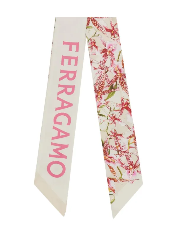 Printed Silk Foulard - Ferragamo