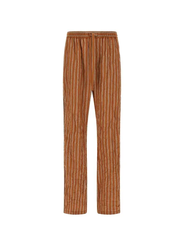 Vanity Straight Striped Pants - Dolce & Gabbana