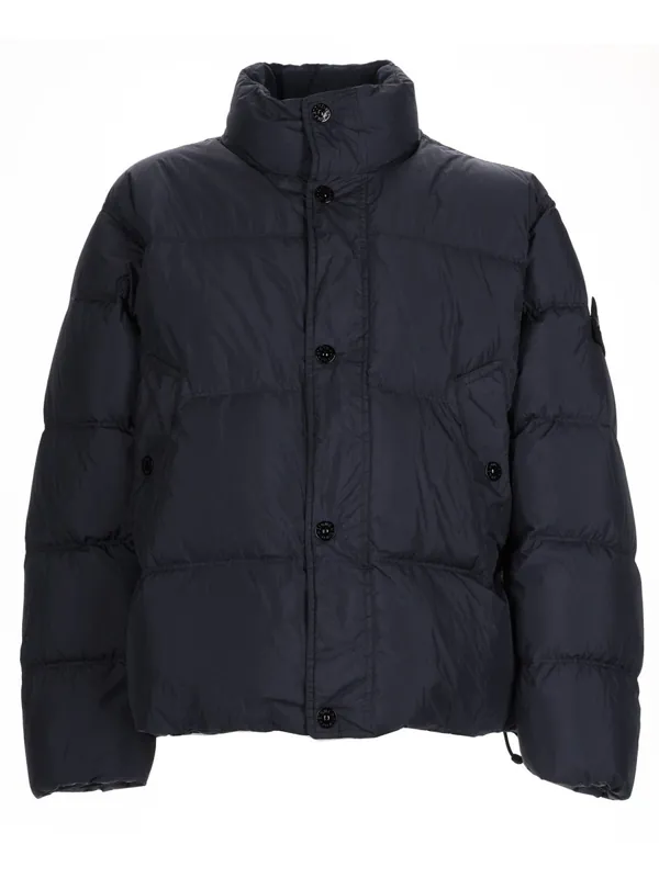 Bomber Piumino Con Patch Logo - Stone Island