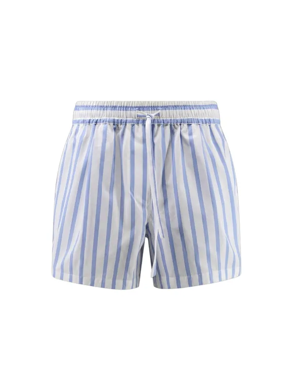 Cotton And Silk Shorts - Dolce & Gabbana