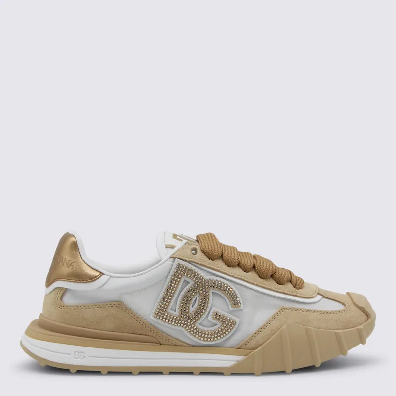Sneakers Bianco/Cappuccino - Dolce & Gabbana