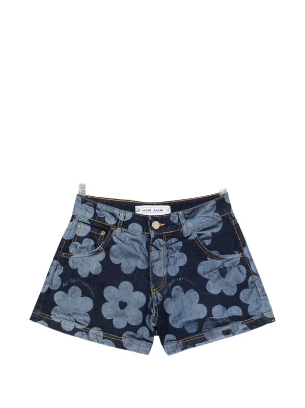 Denim Cotton Shorts - Alessandro Enriquez