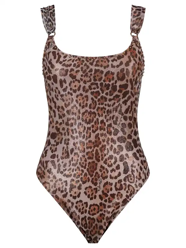Animal Print Swimsuit - Pin Up