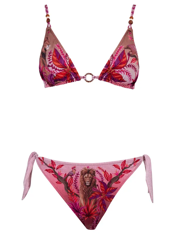 Rhinestone Triangle Bikini - Pin Up