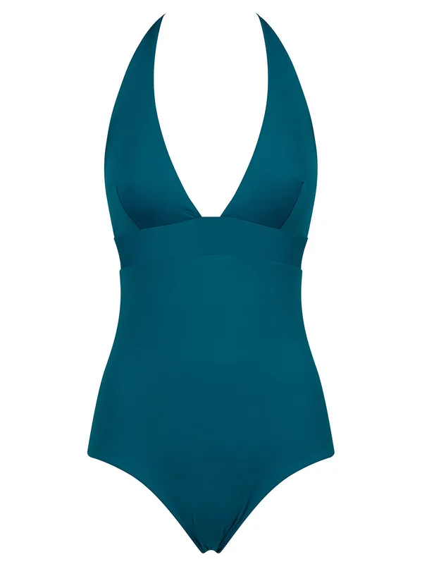 Reversible Halterneck Swimsuit - Fisico