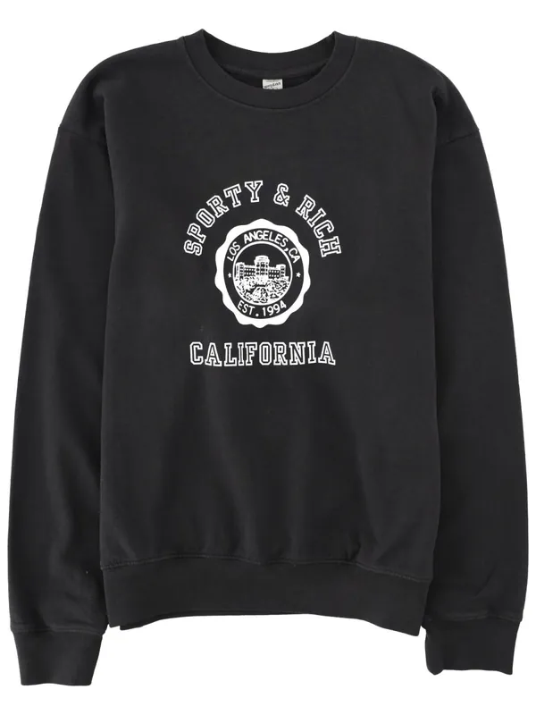 Felpa California Con Logo - Sporty & Rich