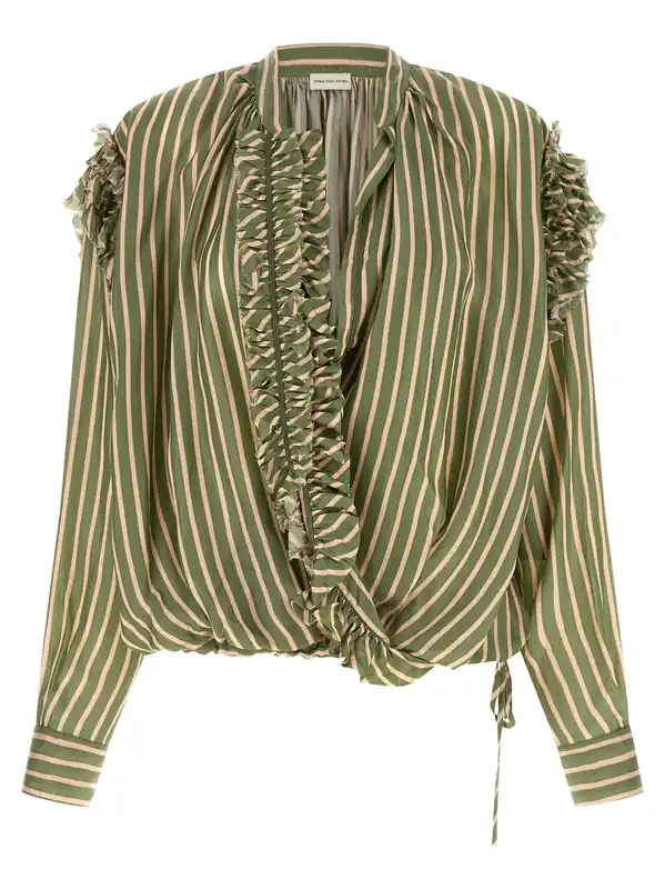Cenever Bis Shirt And Blouse Green - Dries Van Noten