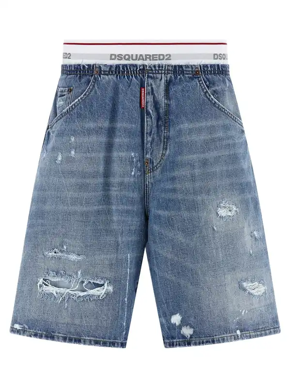 Surfer Bermuda And Short Blue - Dsquared2