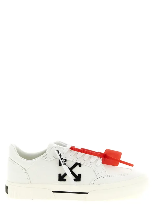 Vulcanized Sneakers White/Black - Off-White