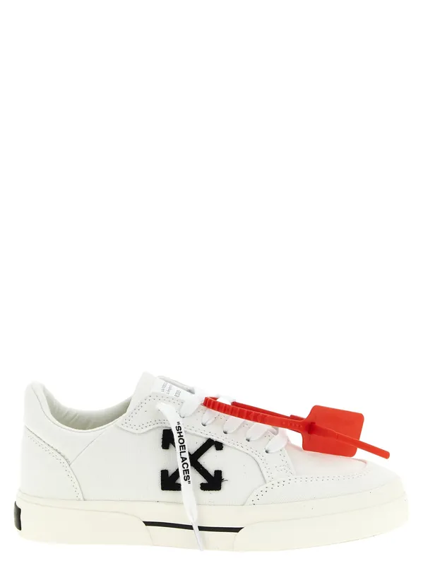 Vulcanized Sneakers White/Black - Off-White