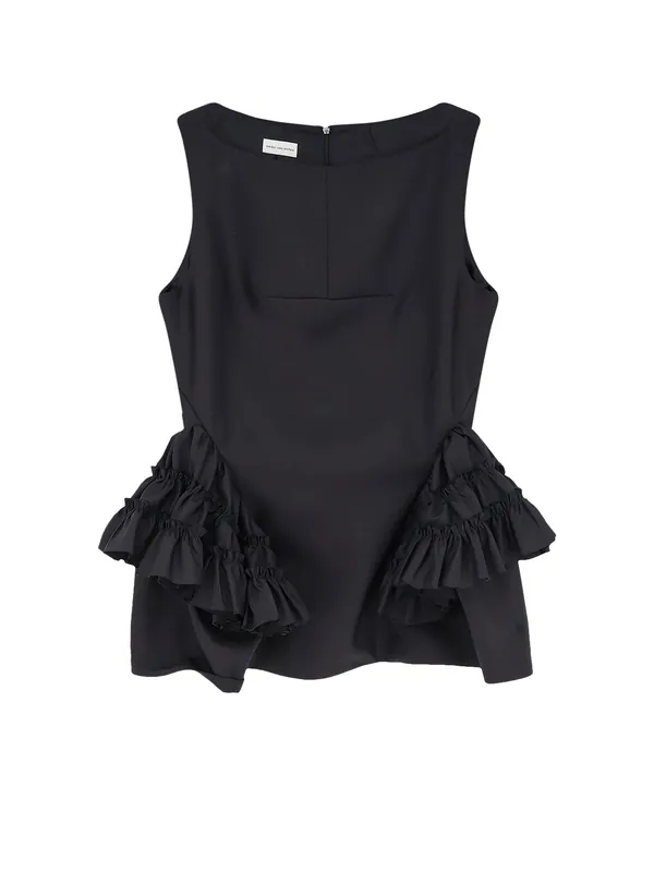 Casey Wool And Silk Top - Dries Van Noten