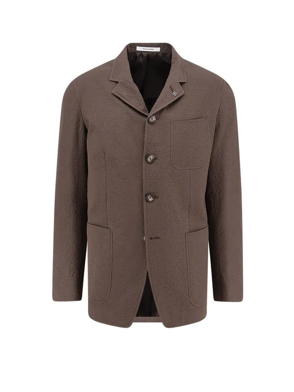Torrent Wrinkled Cotton Blazer - Tagliatore