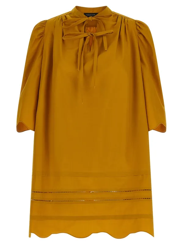 Loose Dress Dresses Yellow - Fabiana Filippi