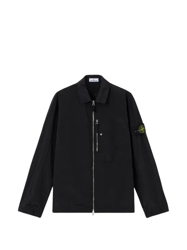 Logo Nylon Overshirt - Stone Island