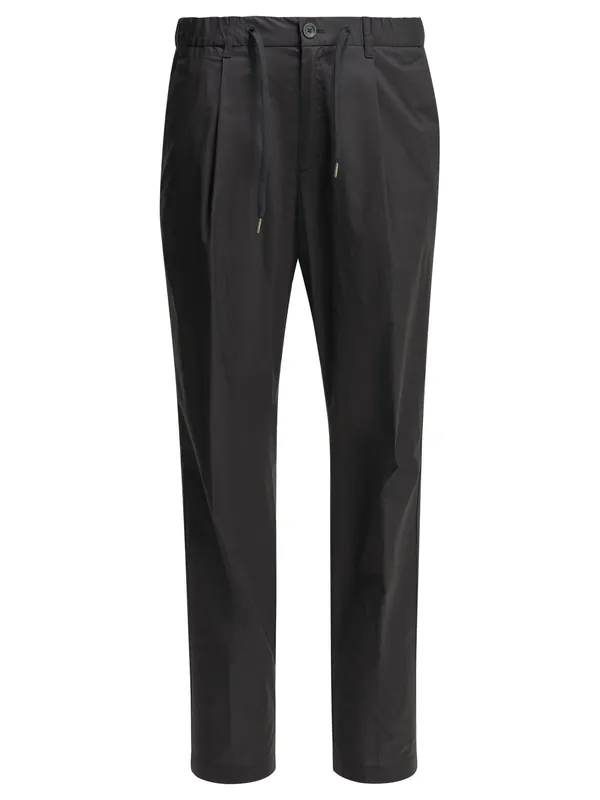 Casual Cotton Pants Trousers Blue - Herno