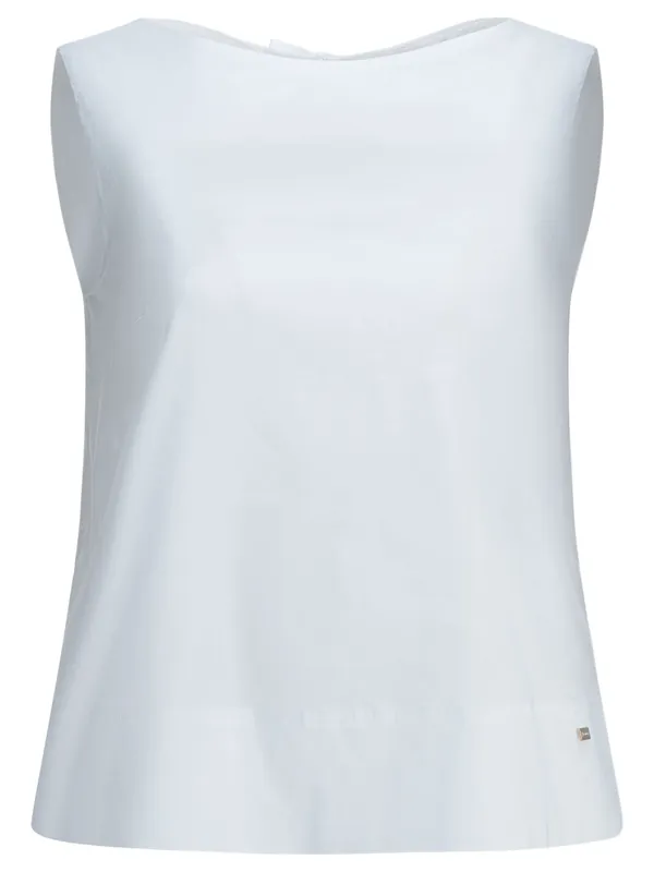 Blouse With Bows Shirts White - Herno