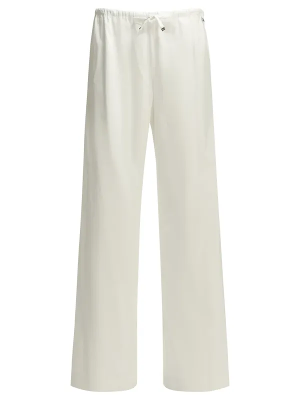 Casual Cotton Pants Trousers White - Herno