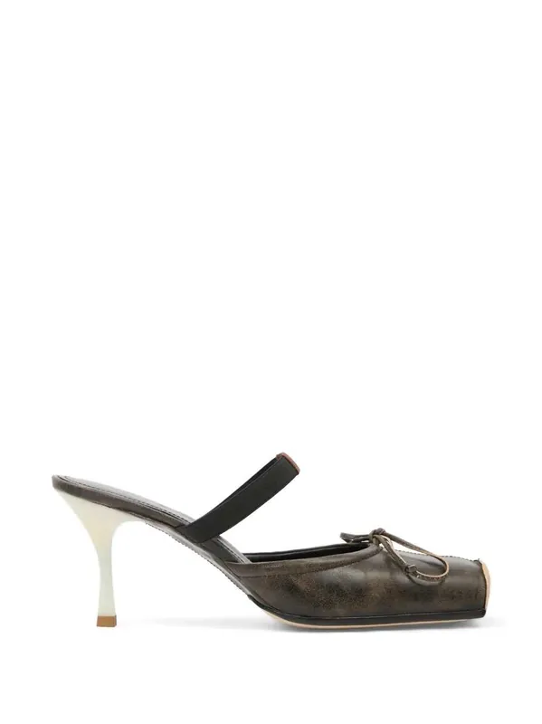 Square-Toe Mules