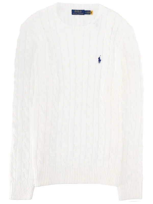 Maglia A Trecce Con Logo - Polo Ralph Lauren