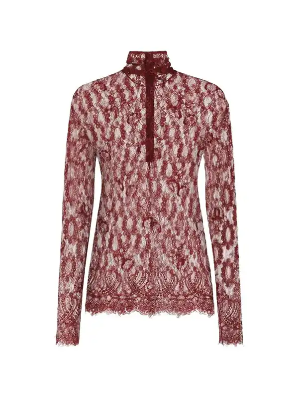 Chantilly Lace Top - Dolce & Gabbana