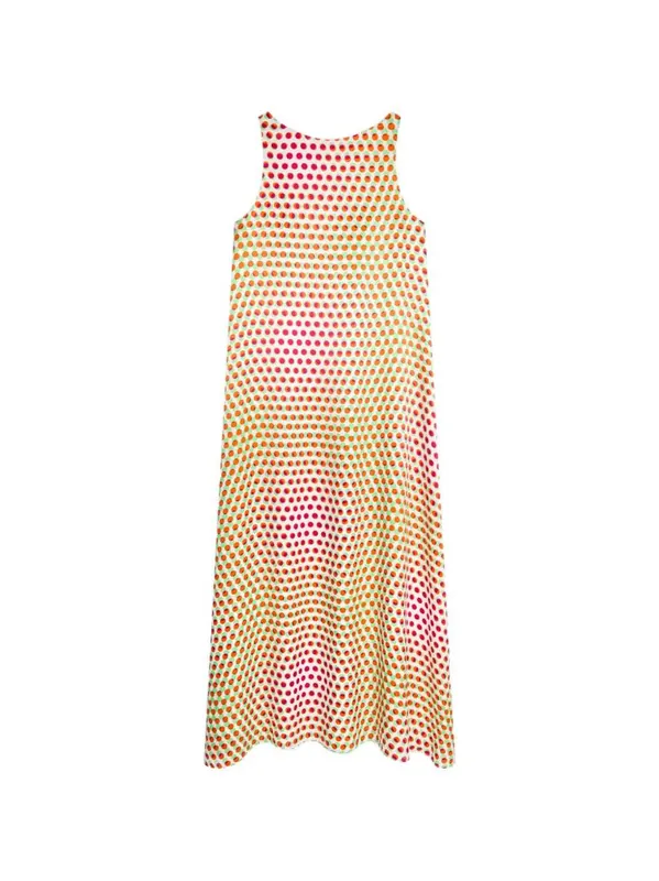 Long Printed Dress - Dries Van Noten