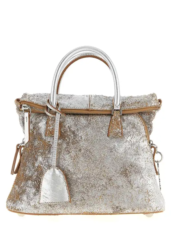 5ac Mini Hand Bags Silver - Maison Margiela