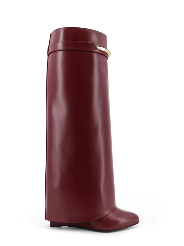 Shark Leather Boots - Givenchy