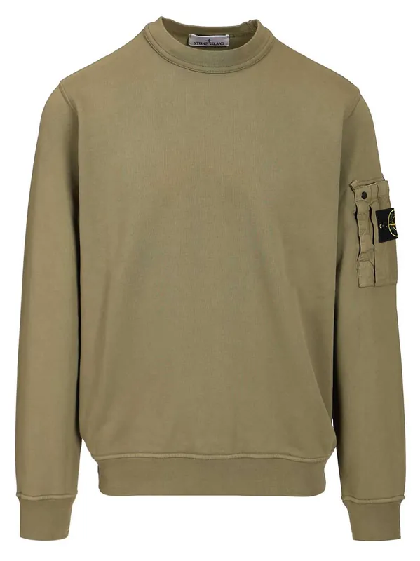 Crewneck Sweatshirt Sweatshirts Green - Stone Island