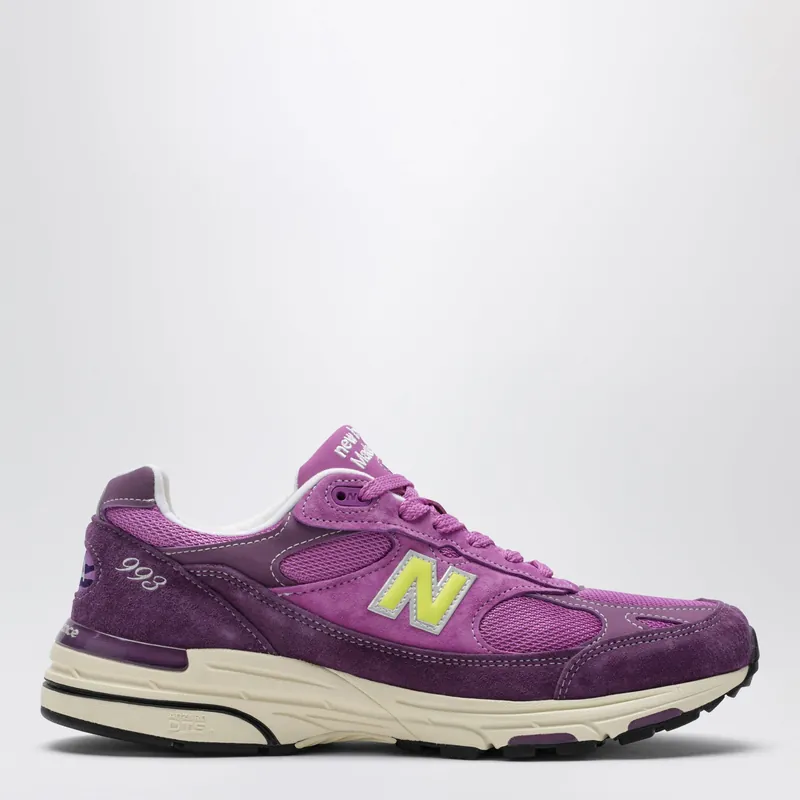 Made In Usa 993 Passion Fruit/Dusted Grape/Afterglow Sneakers - New Balance